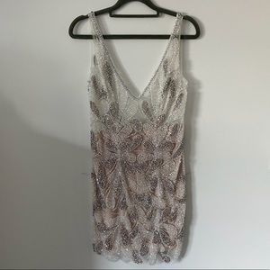 Jovani Crystal Beaded Cocktail Dress